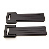 All Sales Tailgate Hinge Cover - Aluminum Polished Silver Set Of 4 - 3510