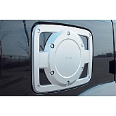 Putco Fuel Door Cover - Chrome Plated Silver ABS Plastic - 409306