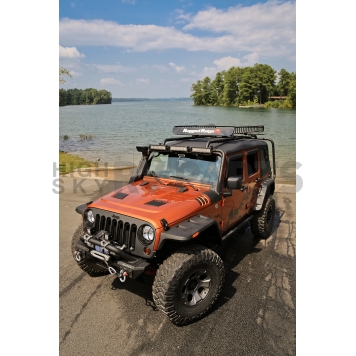 Rugged Ridge Hood - Heat Extraction Black  Steel - 1775902-1