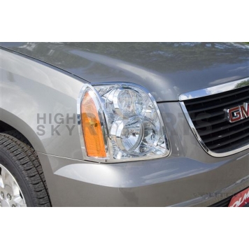 Putco Headlight Trim - ABS Plastic Silver Set Of 2 - 401507-1