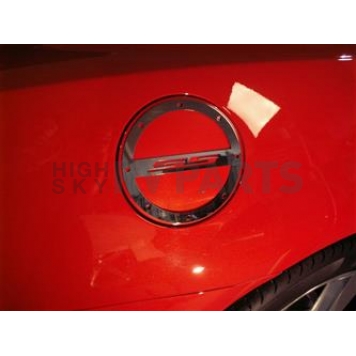 American Car Craft Fuel Door Cover - Polished Silver Stainless Steel - 102013