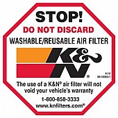 K & N Filters Decal 89160631