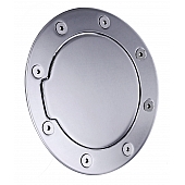 All Sales Fuel Door - Round Aluminum - 6057C
