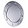 All Sales Fuel Door - Round Aluminum - 6057C