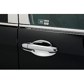 Putco Exterior Door Handle Cover - Silver ABS Plastic Chrome Plated - 402046