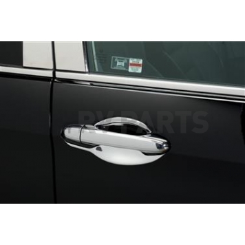 Putco Exterior Door Handle Cover - Silver ABS Plastic Chrome Plated - 402046