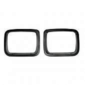 Rugged Ridge Headlight Trim - Plastic Black Set Of 2 - 1241924