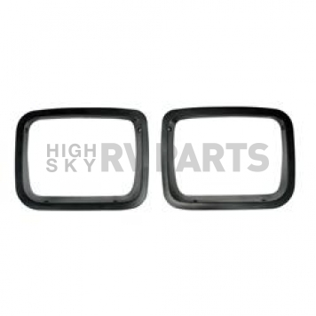 Rugged Ridge Headlight Trim - Plastic Black Set Of 2 - 1241924