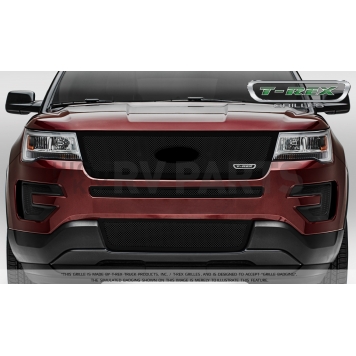 T-Rex Truck Products Grille Insert - Mesh Rectangular Black Powder Coated Stainless Steel - 51664
