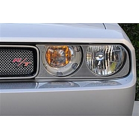 T-Rex Truck Products Headlight Trim - Stainless Steel Silver Set Of 2 - 11415