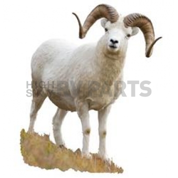 MOSSY OAK Body Graphics - Standing Dall Sheep Cutout True Color - 23056C