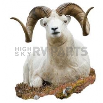 MOSSY OAK Body Graphics - Bedded Dall Sheep Cutout True Color - 23057C