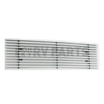 Paramount Automotive Bumper Grille Insert Horizontal Polished Silver Aluminum - 380312-1