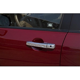 Putco Exterior Door Handle Cover - Silver ABS Plastic Chrome Plated - 401123