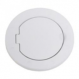 Black Mountain Fuel Door - Round Steel - BM13890W