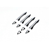 Putco Exterior Door Handle Cover - Silver ABS Plastic Chrome Plated - 401762
