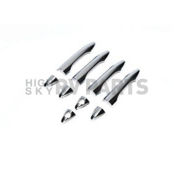 Putco Exterior Door Handle Cover - Silver ABS Plastic Chrome Plated - 401762