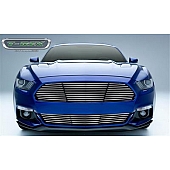 T-Rex Truck Products Grille Insert - Horizontal Bar Hexagonal Polished Aluminum - 6215300