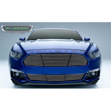 T-Rex Truck Products Grille Insert - Horizontal Bar Hexagonal Polished Aluminum - 6215300