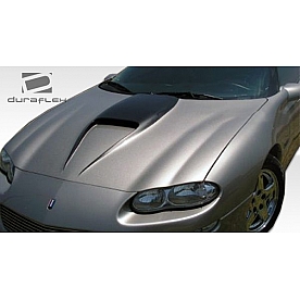 Extreme Dimensions Hood - Primered Fiberglass Black - 101941