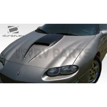 Extreme Dimensions Hood - Primered Fiberglass Black - 101941