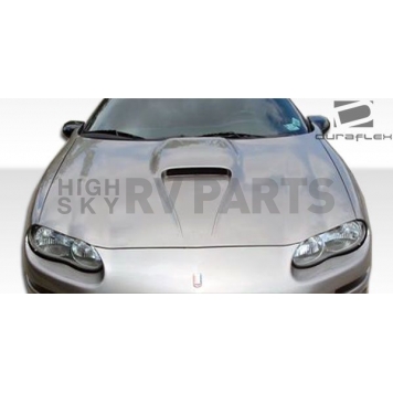 Extreme Dimensions Hood - Primered Fiberglass Black - 101941-3