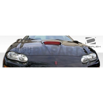 Extreme Dimensions Hood - Primered Fiberglass Black - 101941-4