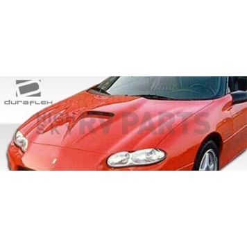 Extreme Dimensions Hood - Primered Fiberglass Black - 101941-7