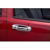 Putco Exterior Door Handle Cover - Silver ABS Plastic Chrome Plated - 402014