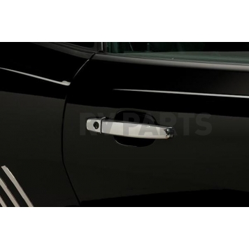 Putco Exterior Door Handle Cover - Silver ABS Plastic Chrome Plated - 402014-2
