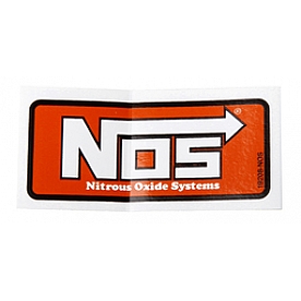 N.O.S. Decal - Red/ White Vinyl - 19208