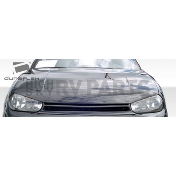 Extreme Dimensions Hood - Primered Fiberglass Black - 102177-1