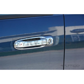 Putco Exterior Door Handle Cover - Silver ABS Plastic Chrome Plated - 402135