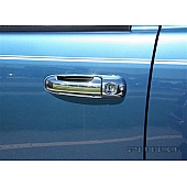 Putco Exterior Door Handle Cover - Silver ABS Plastic Chrome Plated - 402136