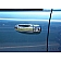 Putco Exterior Door Handle Cover - Silver ABS Plastic Chrome Plated - 402136