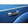 Putco Exterior Door Handle Cover - Silver ABS Plastic Chrome Plated - 402136
