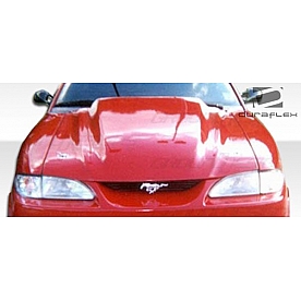 Extreme Dimensions Hood - Primered Fiberglass Black - 102255