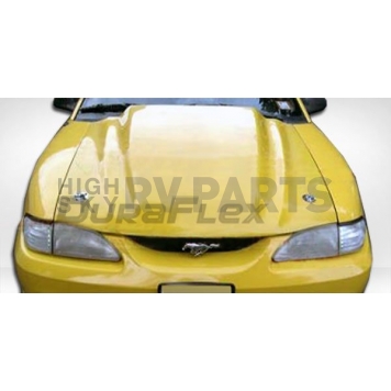 Extreme Dimensions Hood - Primered Fiberglass Black - 102255-1