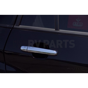 Putco Exterior Door Handle Cover - Silver ABS Plastic Chrome Plated - 403007