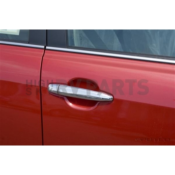Putco Exterior Door Handle Cover - Silver ABS Plastic Chrome Plated - 403007-2