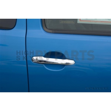 Putco Exterior Door Handle Cover - Silver ABS Plastic Chrome Plated - 403007-3