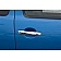 Putco Exterior Door Handle Cover - Silver ABS Plastic Chrome Plated - 403007