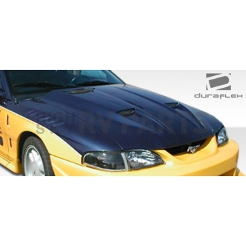Extreme Dimensions Hood - Primered Fiberglass Black - 102256