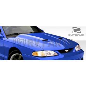 Extreme Dimensions Hood - Primered Fiberglass Black - 102256-1