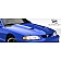 Extreme Dimensions Hood - Primered Fiberglass Black - 102256