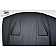 Extreme Dimensions Hood - Primered Fiberglass Black - 102256