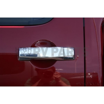Putco Exterior Door Handle Cover - Silver ABS Plastic Chrome Plated - 403010-1