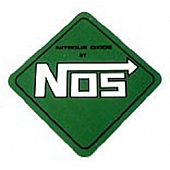 N.O.S. Decal - Green/ White Vinyl - 19205