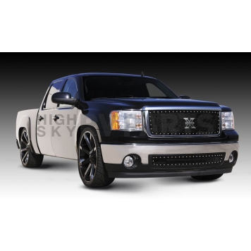 T-Rex Truck Products Grille Insert - Mesh Rectangular Black Powder Coated Steel - 6712051-3