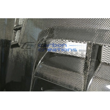 Extreme Dimensions Hood - Gloss Carbon Fiber Black - 103124-3